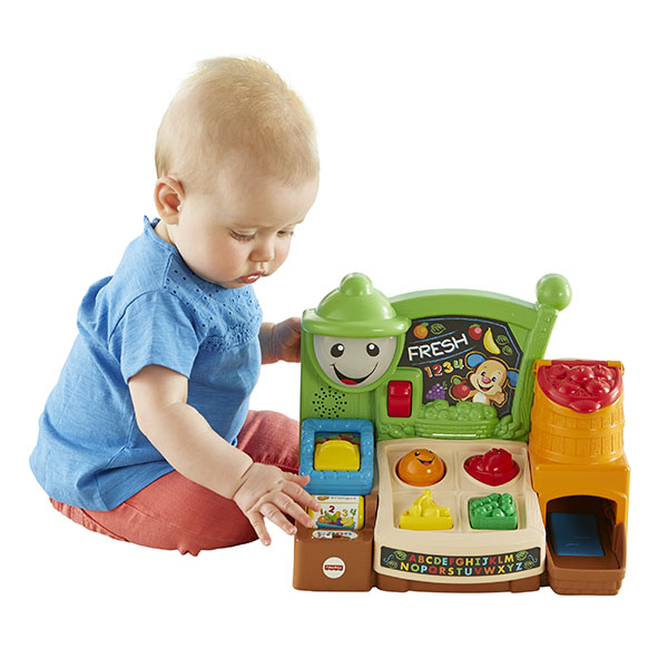 Обучающая игрушка - Прилавок с фруктами и овощами  